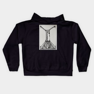 Ghost hallway Kids Hoodie